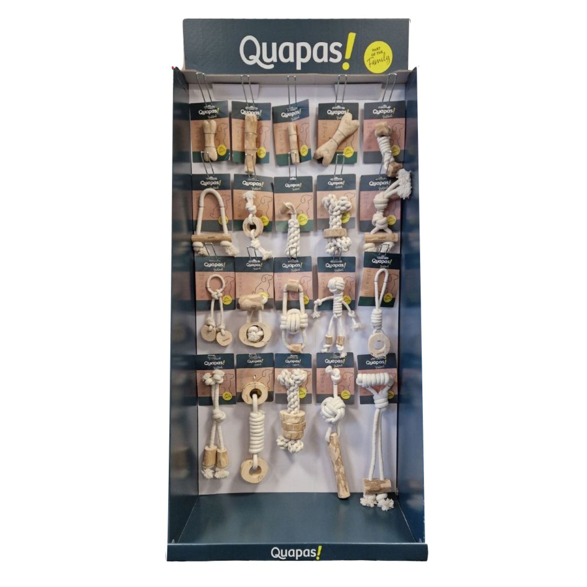 Quapas! Dog Coffeewood Display